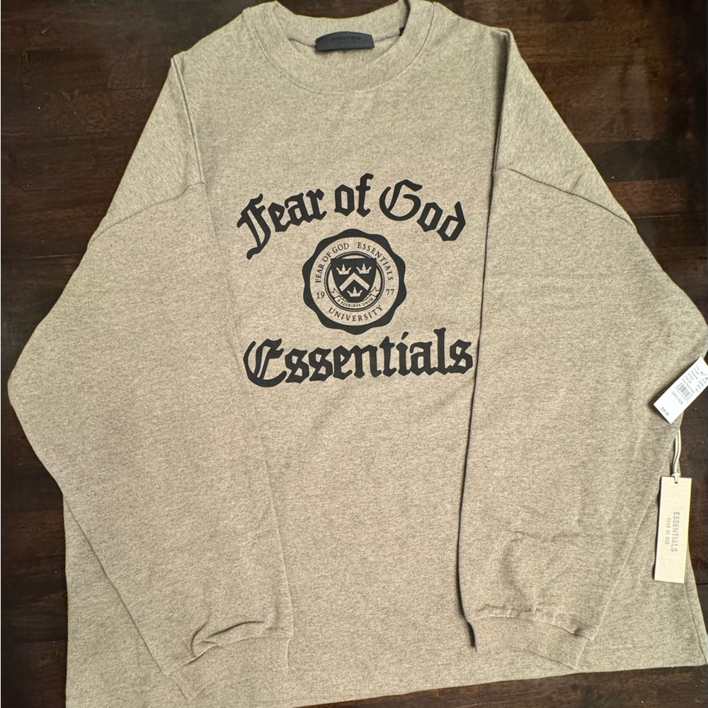 Fear of God Essentials Long Sleeve Shirt - Brand New w/Tags! Large